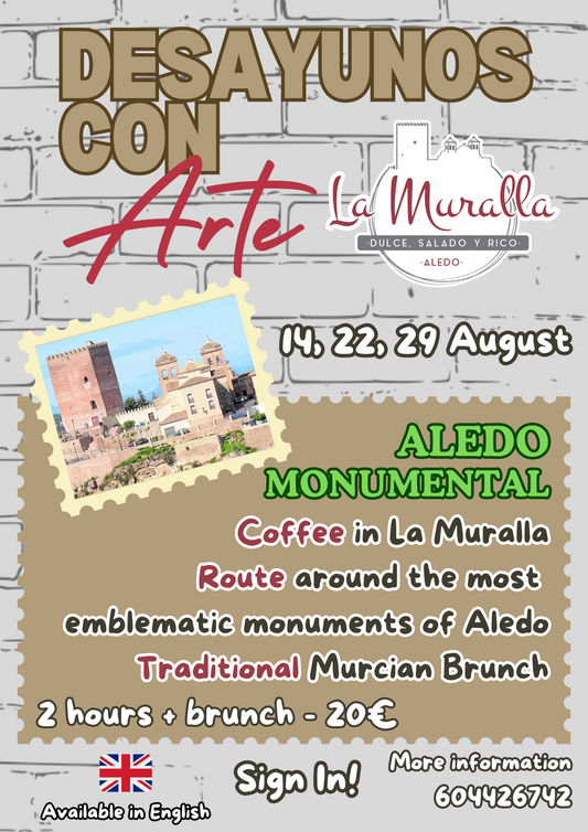 Aledo Monumental - Desayunos con Arte - English